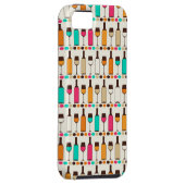 Retrowijnflessen en -glazen Case-Mate iPhone case (Back/Rechts)