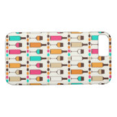 Retrowijnflessen en -glazen Case-Mate iPhone case (Achterkant (Horizontaal))