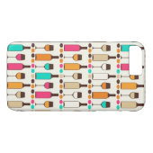 Retrowijnflessen en -glazen Case-Mate iPhone case (Achterkant (Horizontaal))