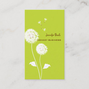 Retrozonlichtjes/DIY achtergrond/Moss Green Visitekaartje
