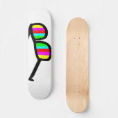 Retrozonnebril Longboard Skateboard (Voorkant)