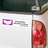 Rett Syndrome Ange Bumper Sticker pour elle (Sur camion)
