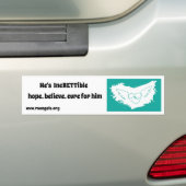 Rett Syndrome Angels Bumpersticker (hem) (Op auto)