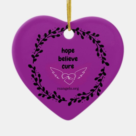 Rett Syndrome Angels Ornament (Voorkant)