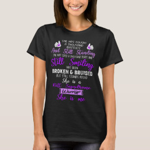 Rett Syndrome Awareness Ribbon Support Giften T-shirt