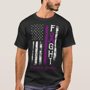 Rett Syndrome Warrior US Flag Down Syndroom T-shirt