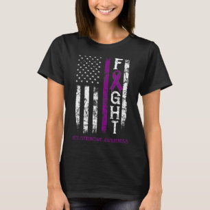 Rett Syndrome Warrior US Flag Down Syndroom T-shirt