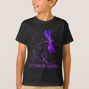 Rett-syndroom bewustzijn kostuum Libelle lint T-shirt