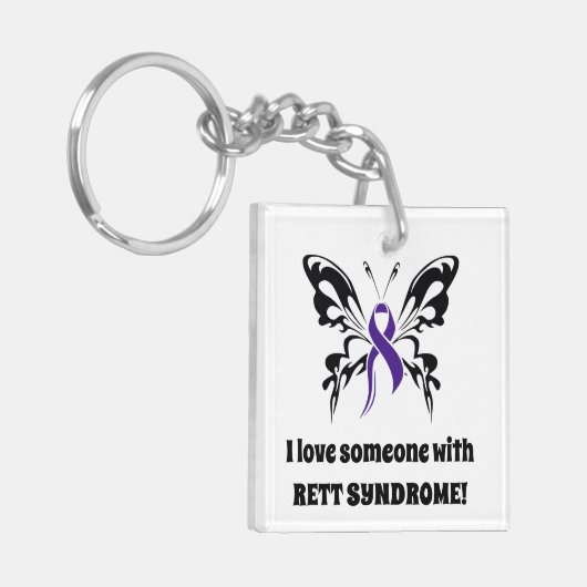 Rett syndroom Sleutelhanger (Voorkant Links)