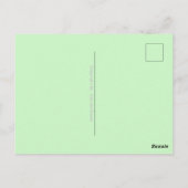 Rettet die Bienen Briefkaart (Achterkant)