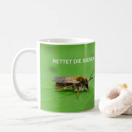 Rettet die Bienen Koffiemok (Met donut)