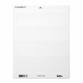 Return Address Label (Full Sheet)