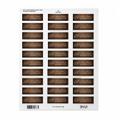 Return Address Label Modern Rustin Land (Full Sheet)