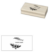 return address rubber stamps 	rubberstempel (Gestempeld)