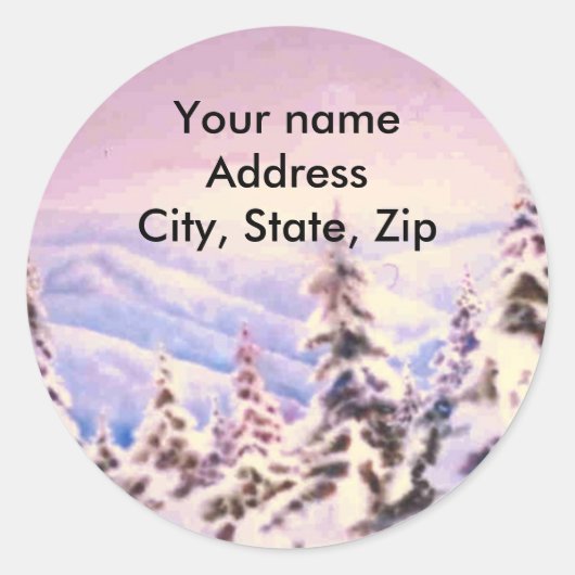 Return Address Sticker (Voorkant)