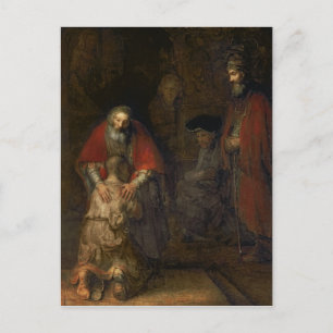 Return of the Prodigal Son, c.1668-69 Briefkaart