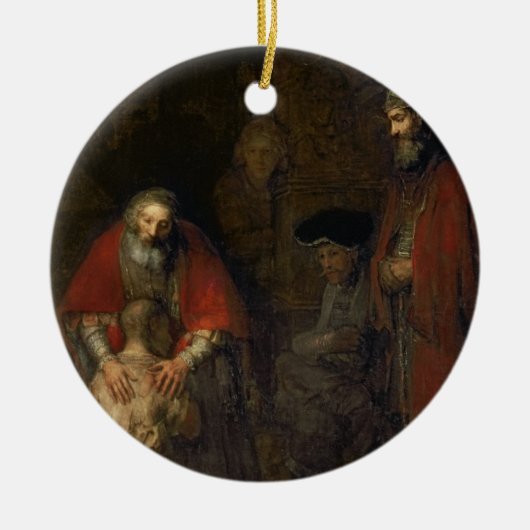 Return of the Prodigal Son, c.1668-69 Keramisch Ornament (Voorkant)