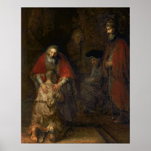 Return of the Prodigal Son, c.1668-69 Poster