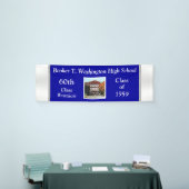 reübanner op hoog niveau spandoek (Beurs)