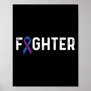 Reumatoïde artritis Awareness Ribbon RA Fighter Poster