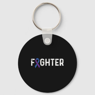 Reumatoïde artritis Awareness Ribbon RA Fighter Sleutelhanger