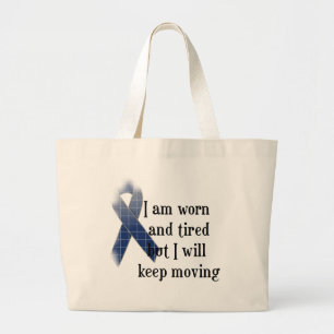 Reumatoïde artritis Bewustheid: Ik word gedragen Grote Tote Bag