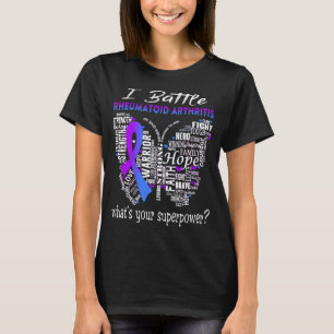 Reumatoïde artritis Bewustheid Maand Ribbon Gifte T-shirt