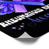 Reumatoïde artritis Bewustheid Poster (Hoek)