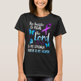 Reumatoïde artritis Warrior Awareness Ribbon 2 T-shirt