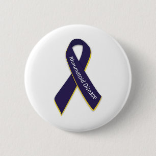 Reumatoïde ziektegevoeligheid lint ronde button 5,7 cm