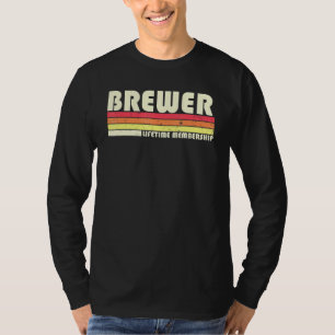 Reun van de brouwerij Surname Retro  80-90 jaar T-shirt