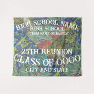 Reünie 40e 50e 55e 60e 65e 70e wandkleed