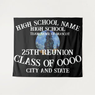 Reünie 40th 50th 55th 60th 65th 70th wandkleed