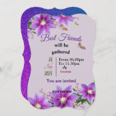 Reünie uitnodiging (Voorkant / Achterkant)