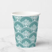 Reünie van monogram van de stamboom papieren bekers (Voorkant)