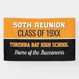 Réunion de classe ! Bannière de réunion des 50 ans