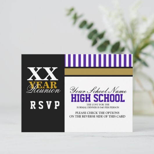 Réunion de classe secondaire RSVP (Debout devant)