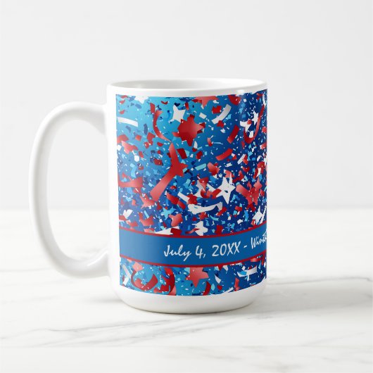 Réunion de famille 4 juillet célébration Mug (Gauche)