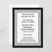 Réunion de famille carte postale de la frontière S (Devant / Derrière)