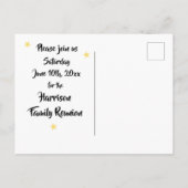 Réunion de famille Fun Stars ou carte de sauvegard (Dos)