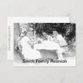 Reunion Dinner Afbeelding Invitation Kaart (Voorkant / Achterkant)
