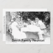 Reunion Dinner Afbeelding Invitation Kaart (Voorkant / Achterkant)