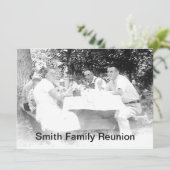 Reunion Dinner Afbeelding Invitation Kaart (Staand voorkant)