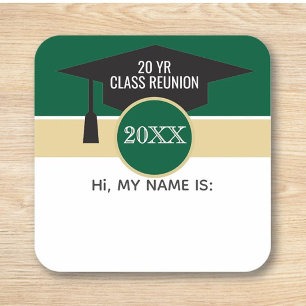 Réunion ! Étiquette de nom de classe de réunion pe