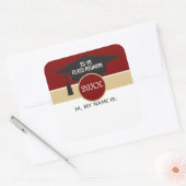 Réunion ! Étiquette de nom de réunion de classe pe (Enveloppe)