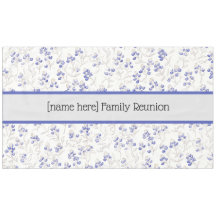 Réunion Familiale, Boho Chic Bluebonnets, Nappe