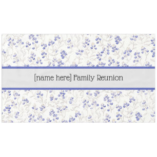 Réunion Familiale, Boho Chic Bluebonnets, Nappe
