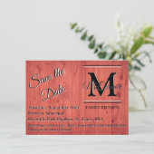 Réunion familiale Enregistrer la date Faire-part M (Debout devant)