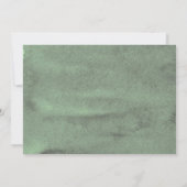 Réunion familiale Forêt rustique Invitation (Dos)