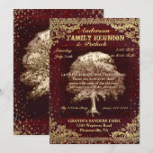 Reunion -  familieboom kaart (Voorkant / Achterkant)